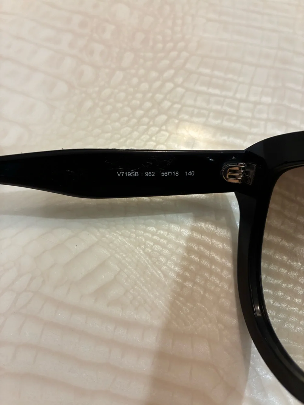 Valentino Black Cat-Eye Sunglasses with Brown Gradient Lenses made in Italy